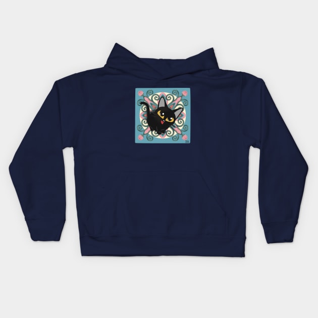 On the rug Kids Hoodie by BATKEI